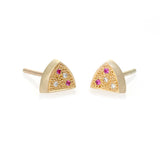 Fuchsia Stud Earrings