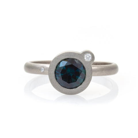 My Friend and I Ring - White Gold & Sapphire