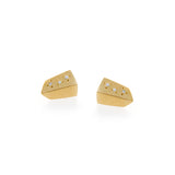 Mini Diamond Shard Stud Earrings