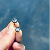 Teeny Tiny Spot Stud Earrings - READY TO SHIP