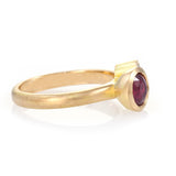 Speckled Ring - Yellow Gold & Ruby