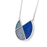 Large Segment Circle Pendant - READY TO SHIP