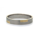 Two Check Inlay Ring