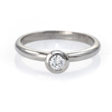 Single Polka Dot Ring - White Gold