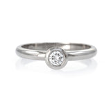 Single Polka Dot Ring - White Gold