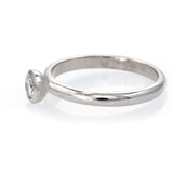 Single Polka Dot Ring - White Gold