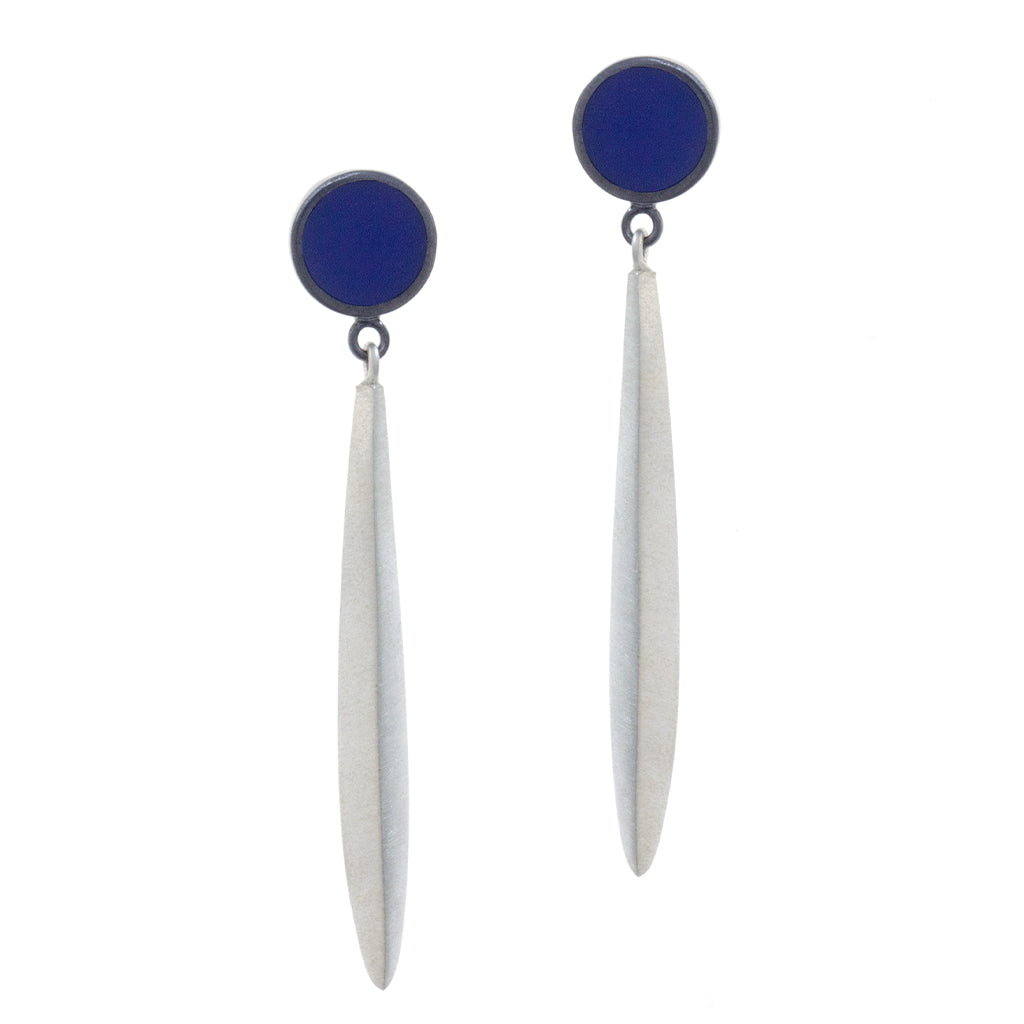 Spot Drop Earrings - Blue READY TO SHIP