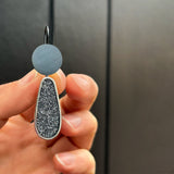 Charcoal Drop Earrings - READY TO SHIP