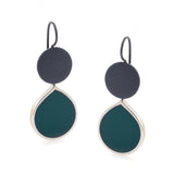 Teal Teardrop Earrings - READY TO SHIP