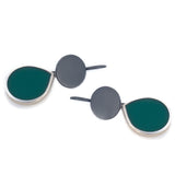 Teal Teardrop Earrings - READY TO SHIP