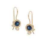 Triple Dot Earrings - Yellow Gold