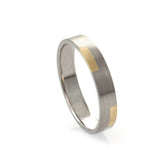 Two Check Inlay Ring