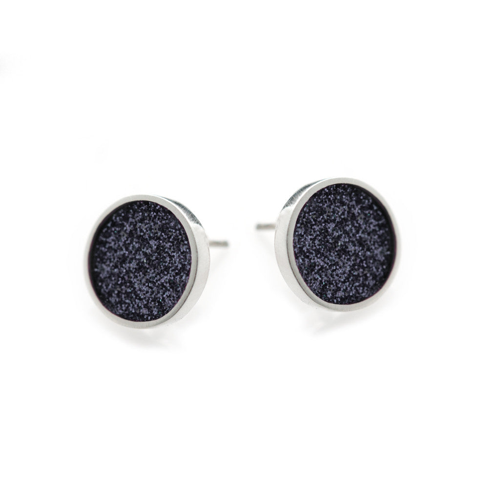 Spot Glitter Earrings - Large