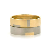 Two Check Inlay Ring