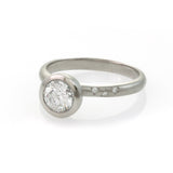 Diamond Grain Set Detail Ring