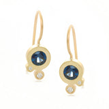 Triple Dot Earrings - Australian Sapphires