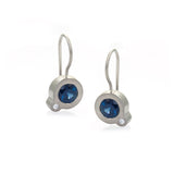 My Friend and I Earrings - Blue Sapphires