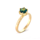 Rainforest Ring - Australian Parti Sapphire