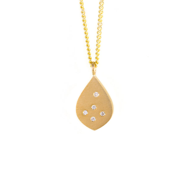 Speckled Teardrop Pendant