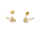 Mini Triangle Stud Earrings  -  READY TO SHIP