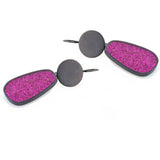 Pink Pebble Earrings