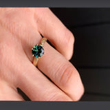 Rainforest Ring - Australian Parti Sapphire