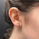 My Friend & I - Princess Cut Sapphire Earrings