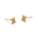 Mini Corduroy Stud Earrings
