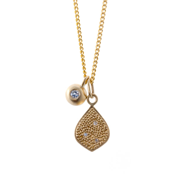 Diamond Honeydew Pendant  - READY TO SHIP