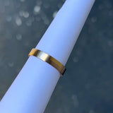 Two Check Inlay Ring
