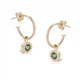 My Friend & I Charm Hoop Earrings