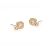 My Friend & I - Princess Cut Diamond Earrings  READY TO SHIP