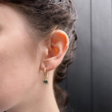 My Friend & I Charm Hoop Earrings