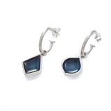 Mismatched Blue Droplet Earrings - READY TO SHIP