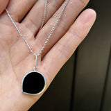 Teardrop Black Pendant - READY TO SHIP