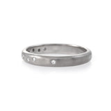 Scatter Band Narrow - White Gold Ring