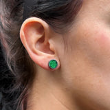 Spot Glitter Earrings - Small
