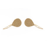 Gold Sprinkle Droplet Earrings