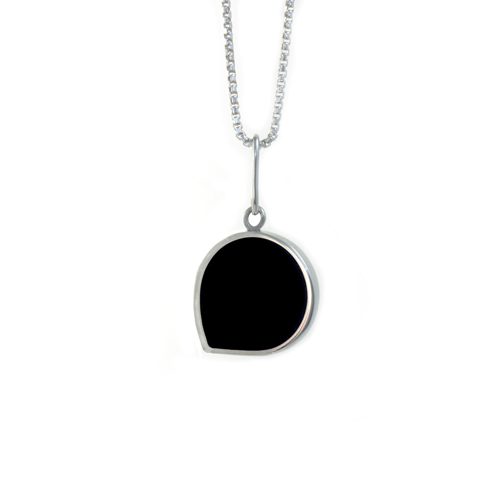 Teardrop Black Pendant - READY TO SHIP