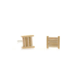 Mini Corduroy Stud Earrings