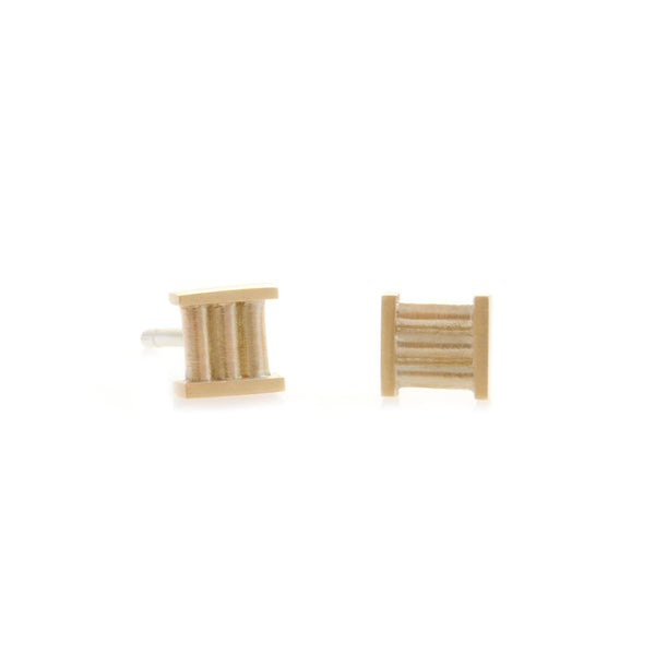 Mini Corduroy Stud Earrings