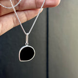 Teardrop Black Pendant - READY TO SHIP