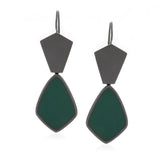 Teal Dark Night Earrings