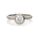 Diamond Grain Set Detail Ring