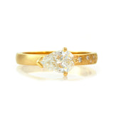 Pear Cut Diamond Ring