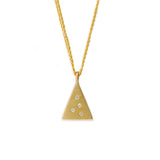 Triangle Speckled Pendant