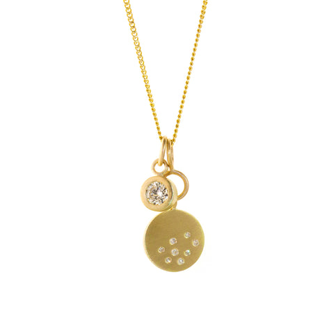 Speckled Diamond Trinket Pendant