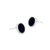 Spot Black Opaque Earrings - Small  - READY TO SHIP