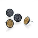 Spot Glitter Earrings - Large