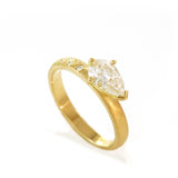 Pear Cut Diamond Ring